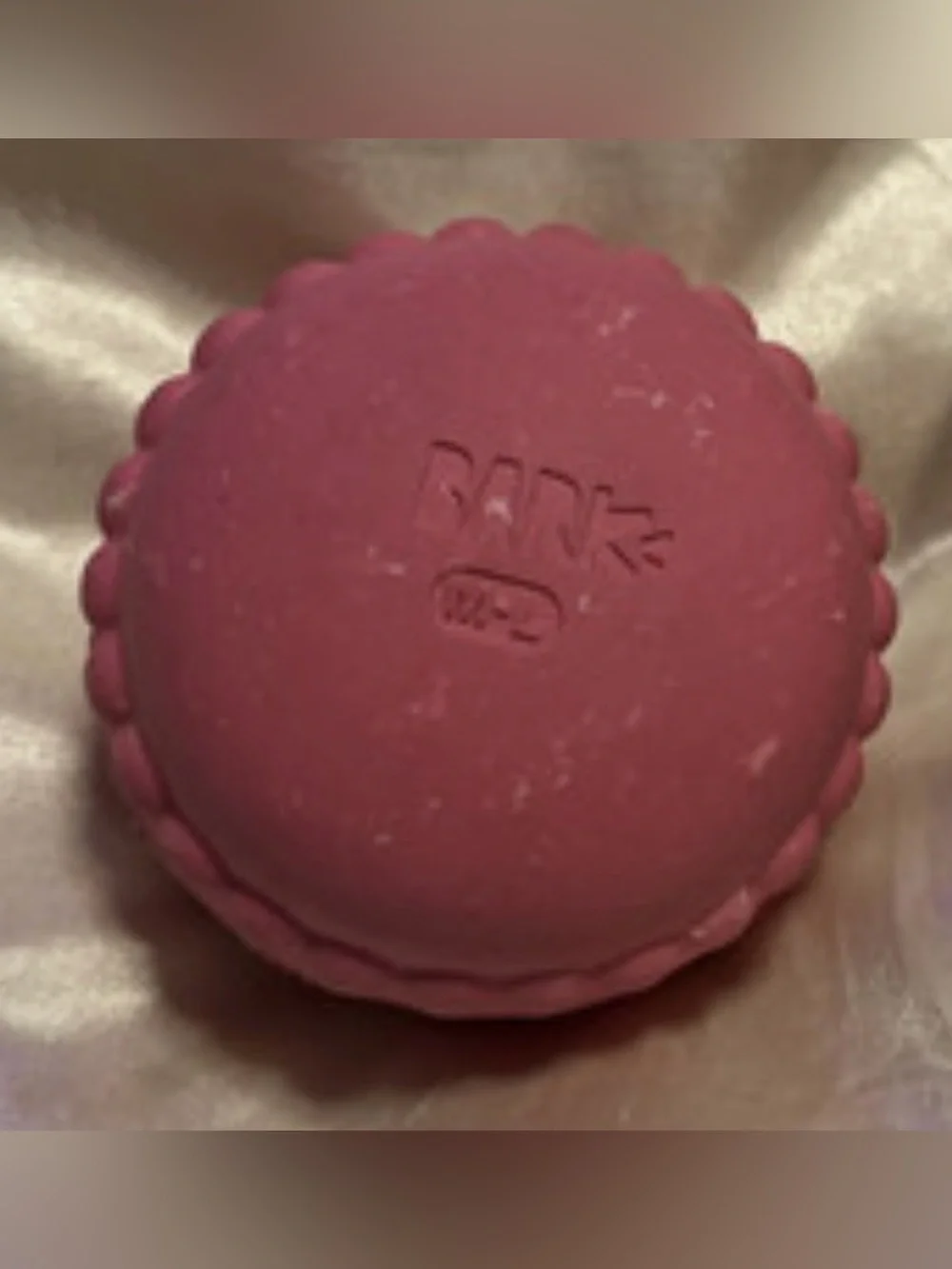 Bark Box Superchewer M- L macaroon cookie dog toy NEW wacky bounce solid rubber